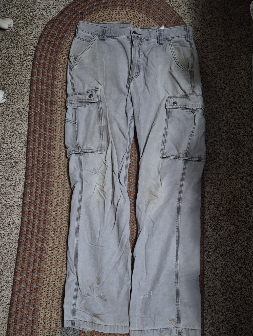 Vintage Carhartt Gray Utility Cargo Pants